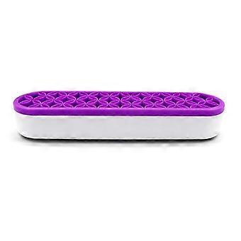 Organizador de tocador con múltiples ranuras para brochas de maquillaje, base estable que ahorra espacio YTQ