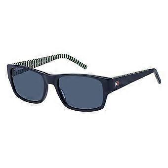 Tommy Hilfiger TH 2017/S PJP/KU Full Rim Blue Men Rectangle Sunglasses UV3 Original