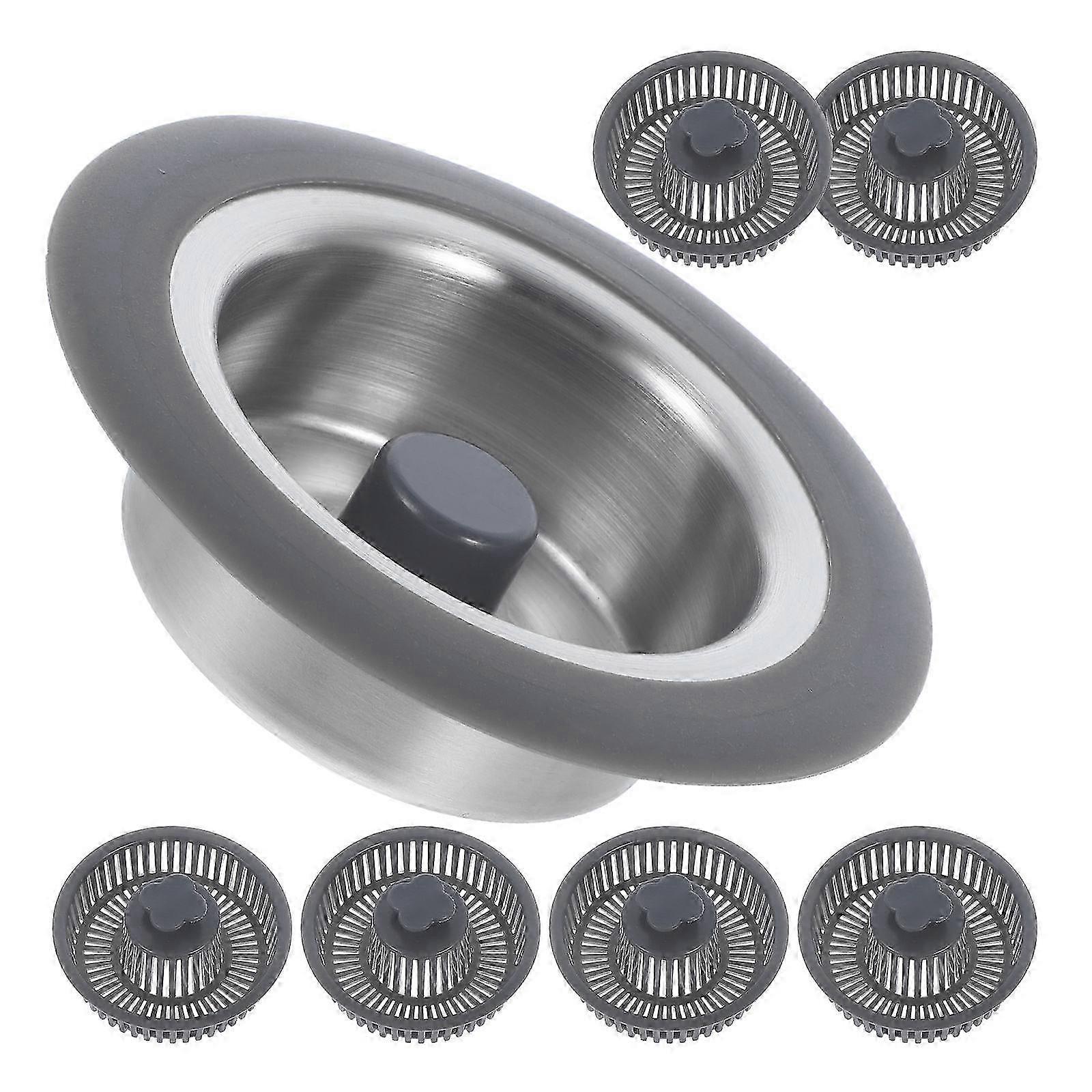 Sink Strainer Mesh Metal Sink Strainer compatible with Garbage Filtering 1Set