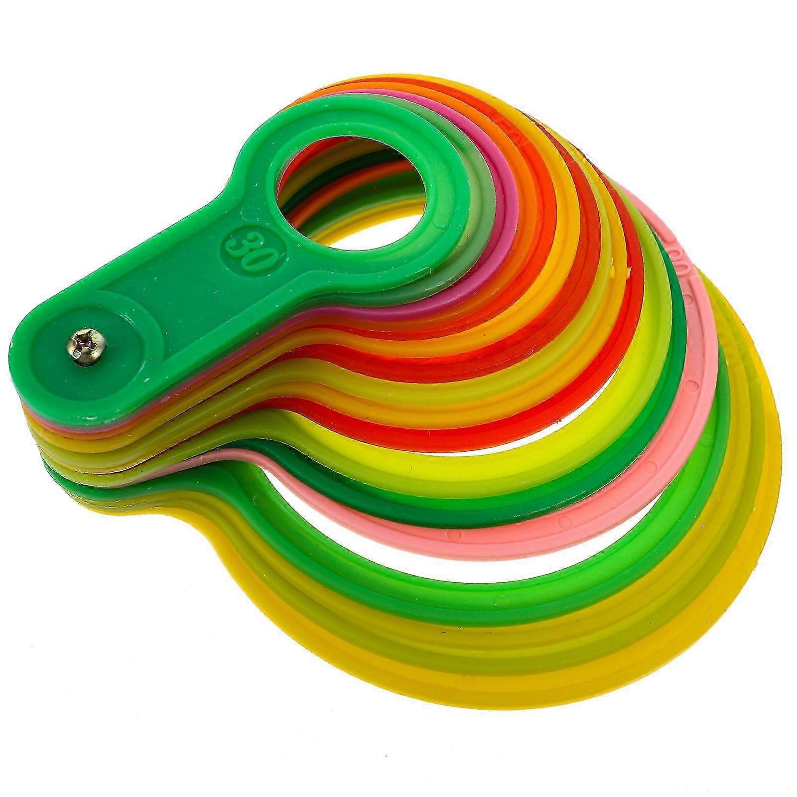 Plastic Fruit Diameter Measuring Tool compatible with Oranges Citrus 5Sets Measuring Laps