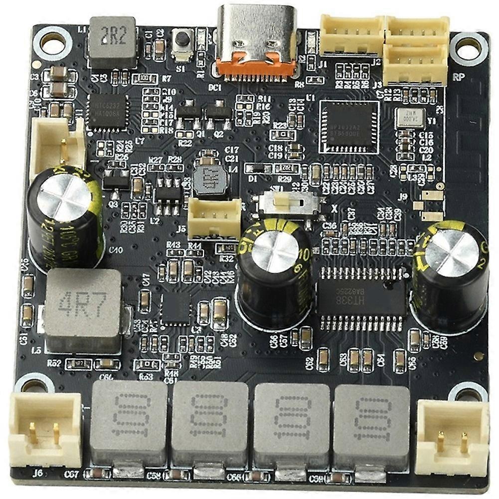 2X25W Bluetooth Audio Amplifier Module Integrated Charging TYPE C Android APP Tuning Synchronous Boost Amp Board