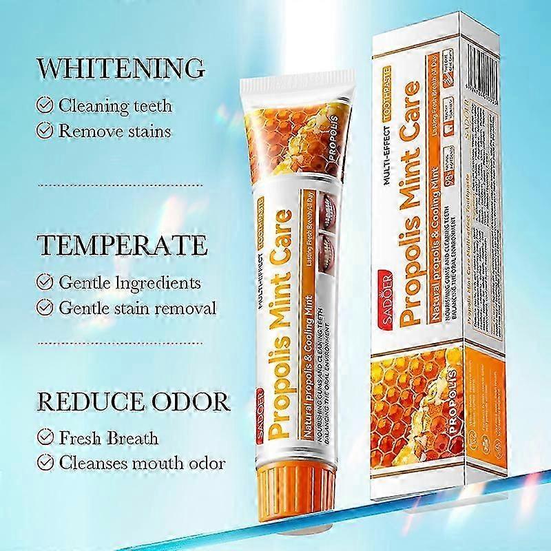 SADOER Propolis Mint Toothpaste - Multi Purifying, 100g, Natural