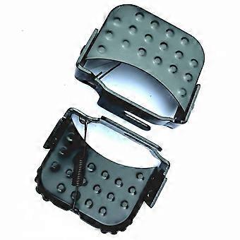 2 Pieces Passenger Footrest Heavy Duty Foldable Rear Seat Pedal for Passengers