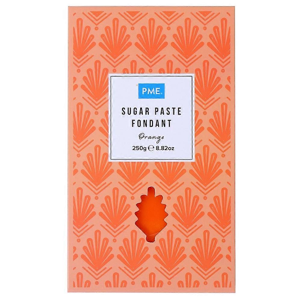 Sugar Paste: 250g PME Sugar Paste, Orange