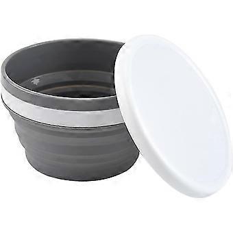 Silicone Collapsible Bowls, Camping Bowl With Lid, Food-grade Food Storage Bowl For Outdoor Camping, Travel, Hiking And Indoor Home Kitchen, Office, S