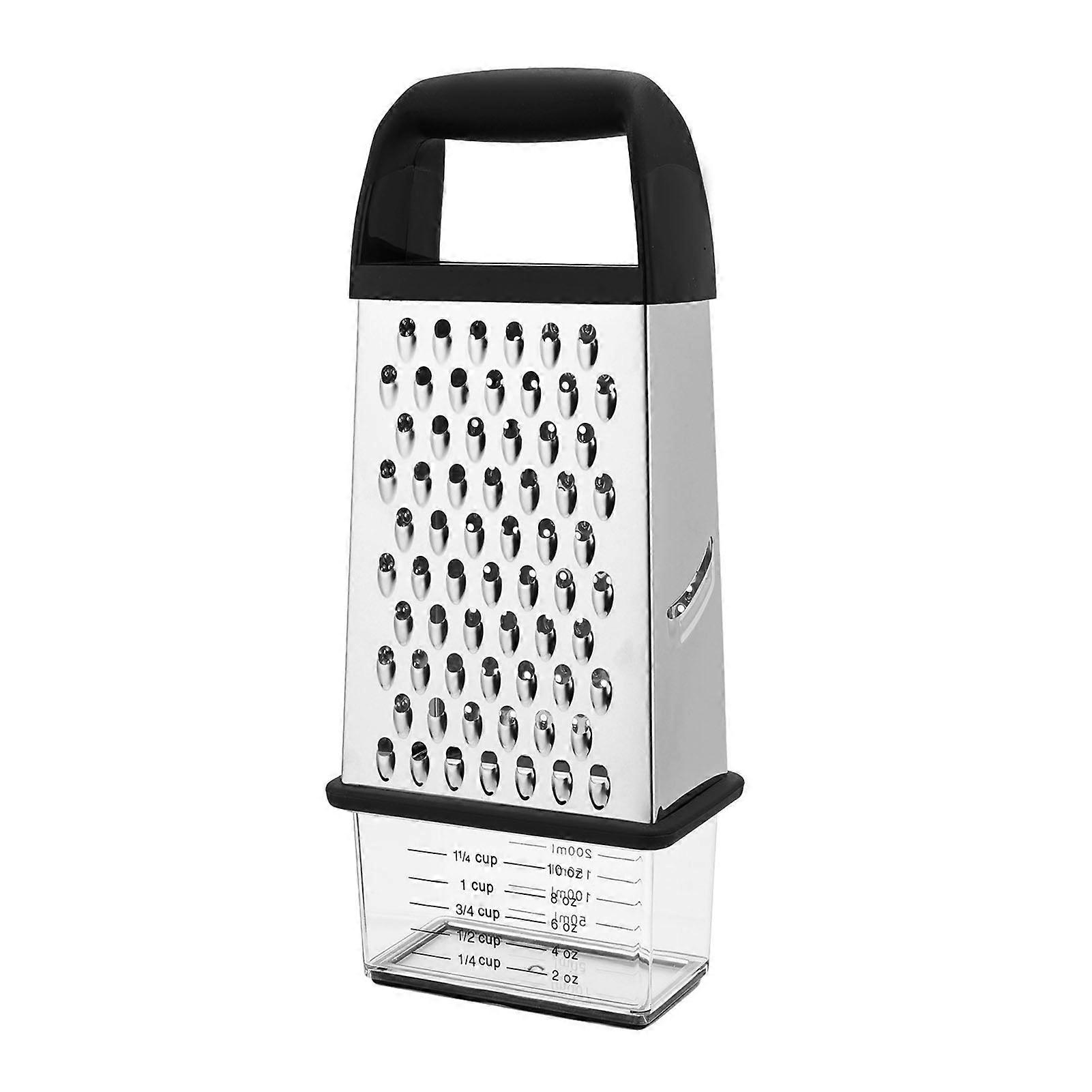 Handheld Cheese and Vegetable Grater with Container for Kitchen