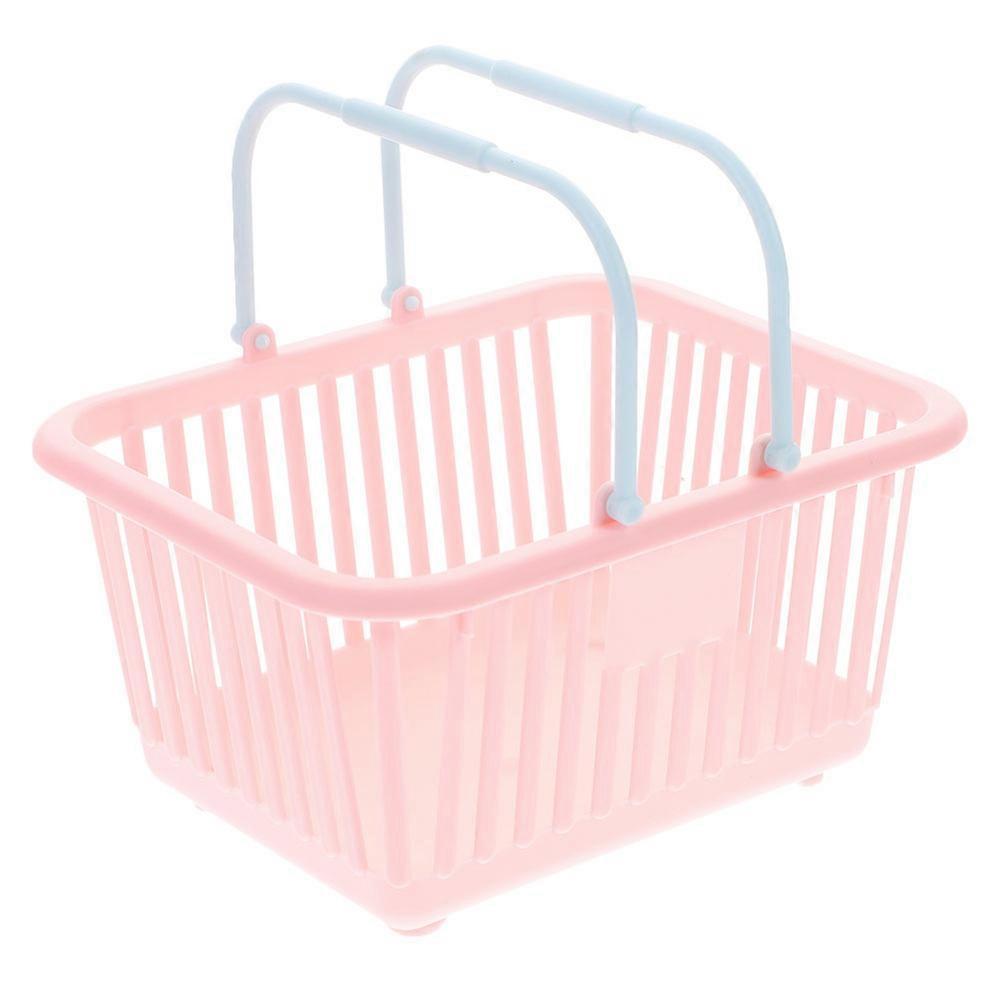 Plastic Mini Picnic Basket Storage Basket with Handle for Kitchen Use