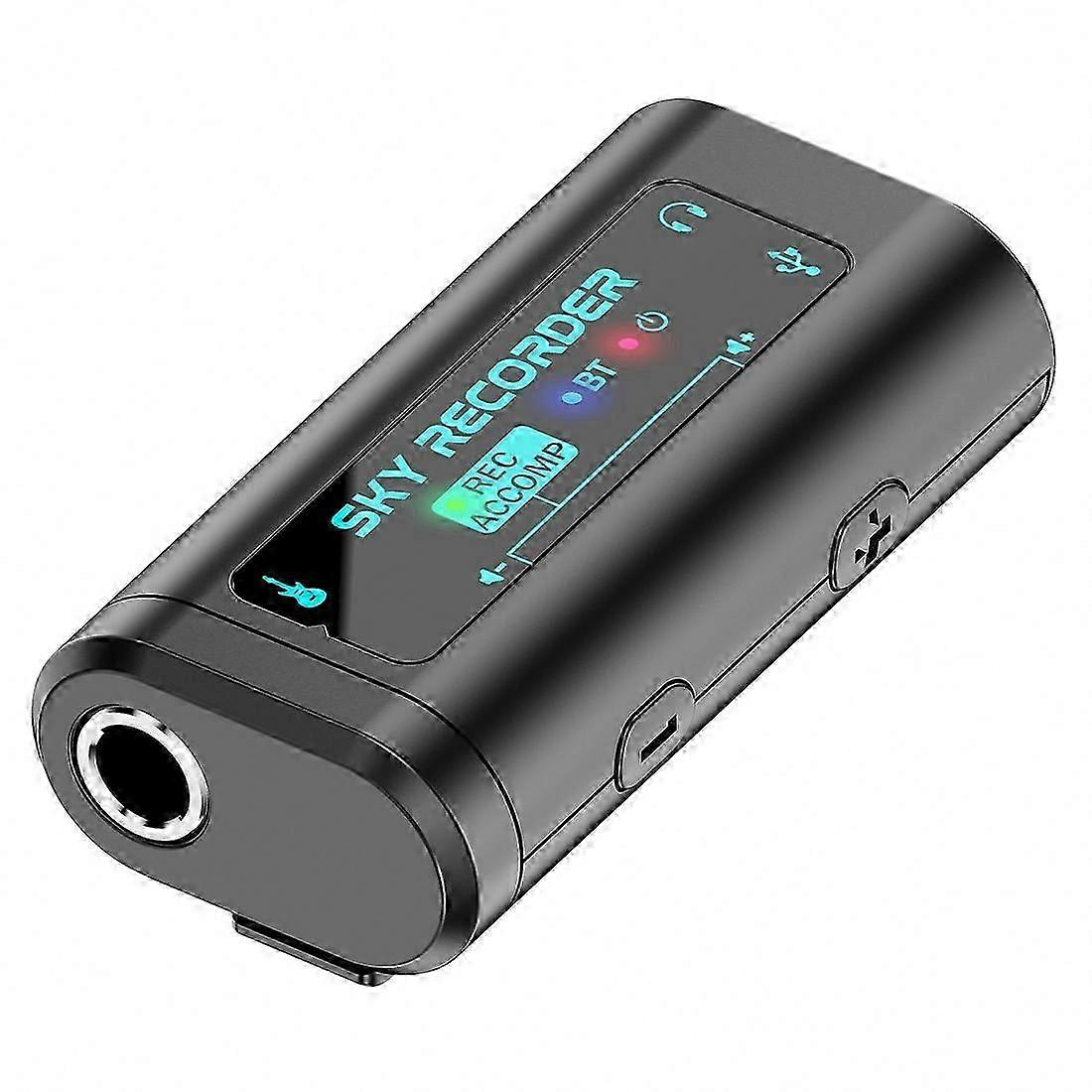 Portable HD o Interface USB-C with Multistem Compatibility for Guitar Recording and Streaming