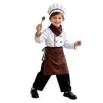 Kochkostüm-Set für Kinder – mit Schürze und Kochmütze – für Rollenspiele und Backaktivitäten
