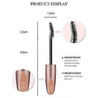 3D Silk Fiber Mascara Lengthening Waterproof Long Lasting Curling Thick Mascara Long Eyelashes Extension Make Up