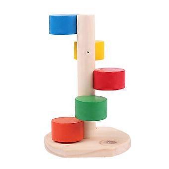 Houten klimladder voor huisdieren, geschikt voor hamsters.