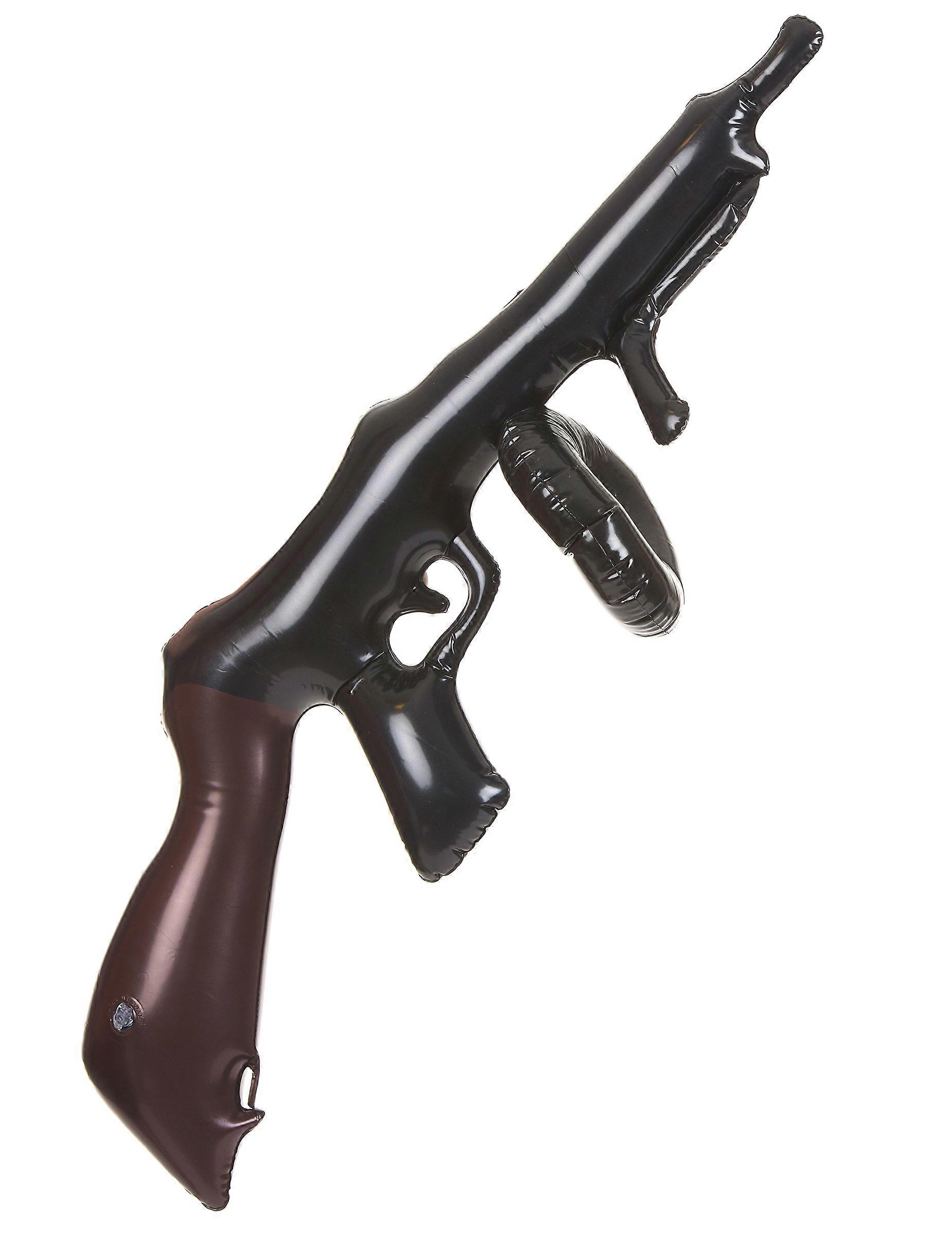 Inflatable gangster submachine gun