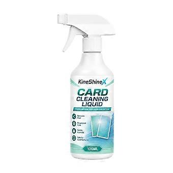 100ml Game Card Cleaning Spray With Towel, Gentle Stain & Fingerprint Remover, Fast‑Drying Streak‑Free Formula for Collectible Card Surface Protection