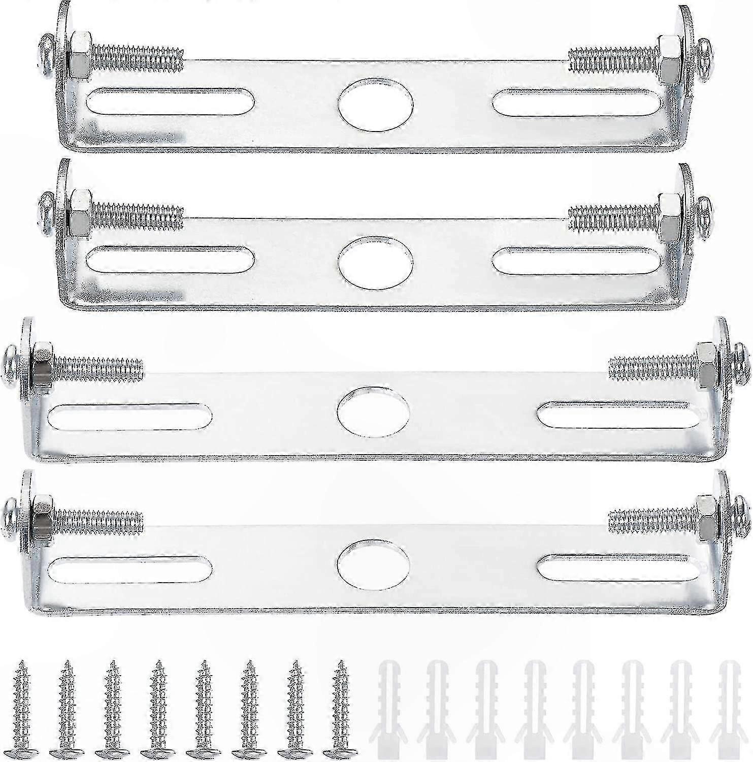 Ceiling Light Fixture Mounting - 4pc Ceiling Light Bracket Set with 90mm and 104mm Sizes