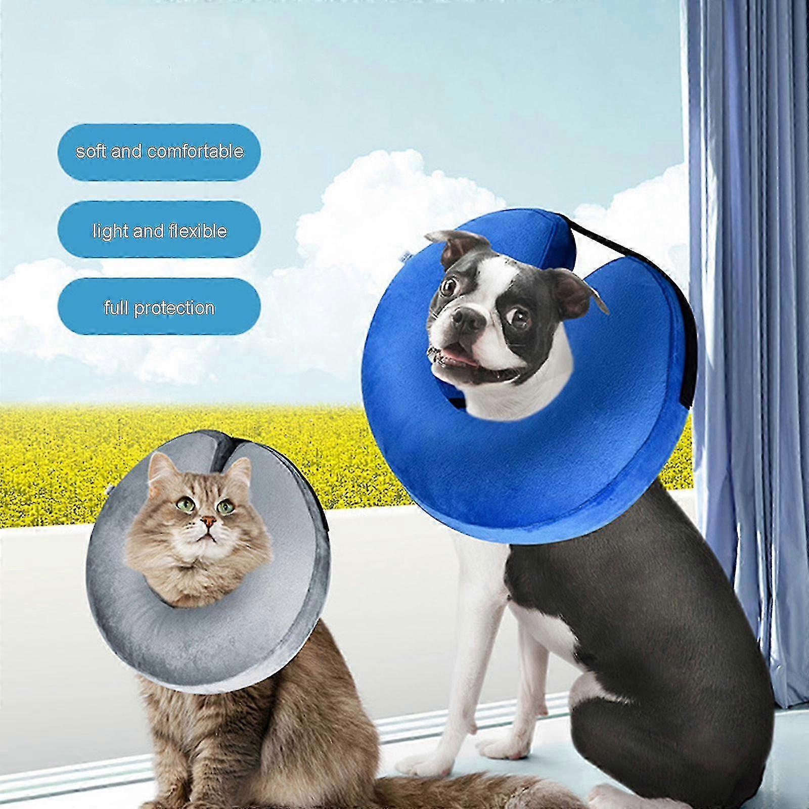 Plush Inflatable Recovery Collar