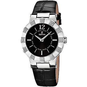 Festina Mademoiselle Quartz Analog Women's Watch avec Cowskin Bracelet F16734/2
