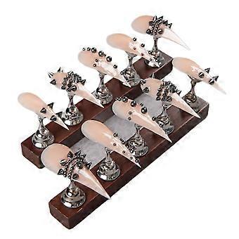 Dragon Claw Beast Press-On Nails, 30 pcs Long Claw Tip False Nail Tips with Adhesive for Women and Girls