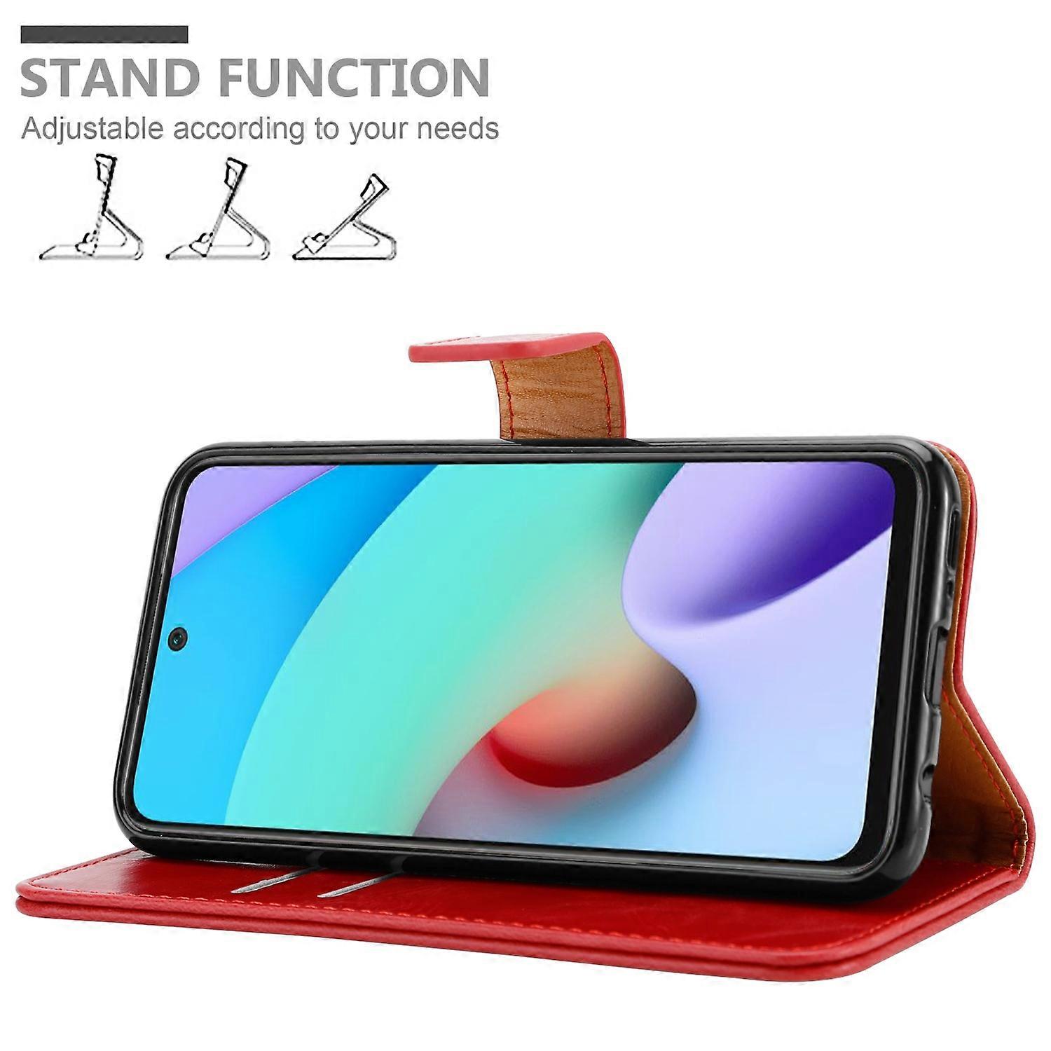 Case compatible with Xiaomi Redmi 10 4G - glossy surface and stand function