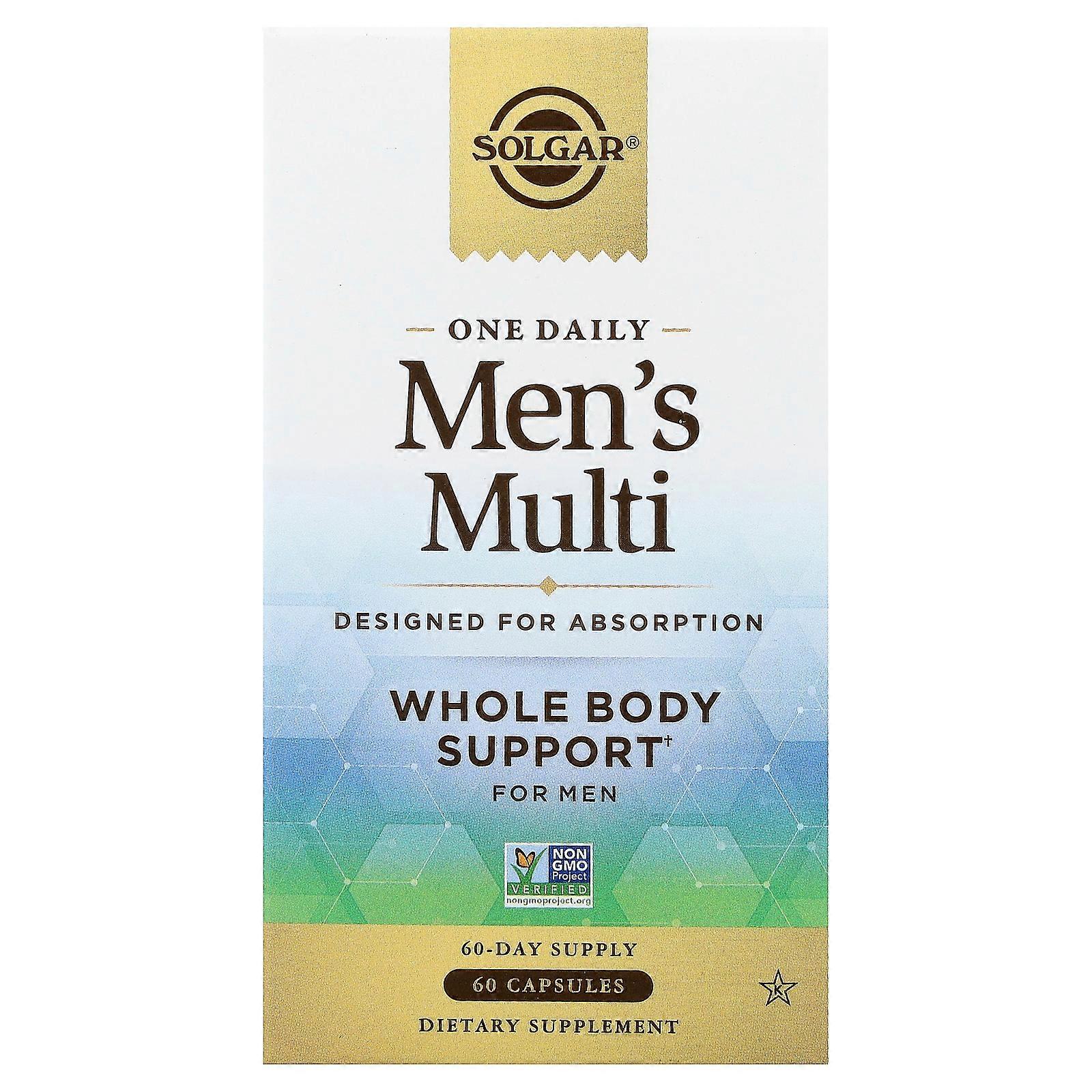 Solgar, One Daily Men's Multi, 60 Capsules