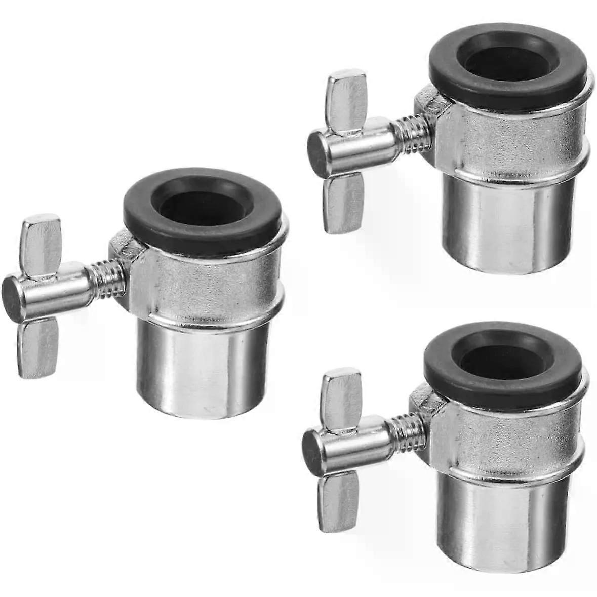 3pcs Drum Accessories Drum Stand Lock Support Interface Connector for Musical Instrument