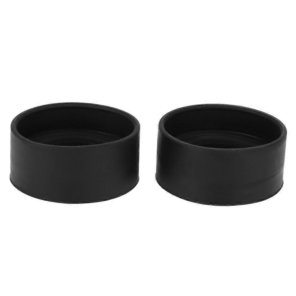 2Pcs 36mm Diameter Rubber Eyepiece Cover Accessory Guards for Stereo Microscope (Flat Angle)