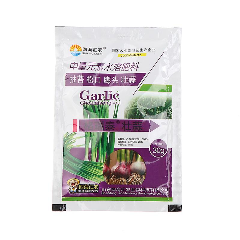 Garlic Stalk Vegetables Promote Elongation Coarsening Swelling Foliar Fertilizer