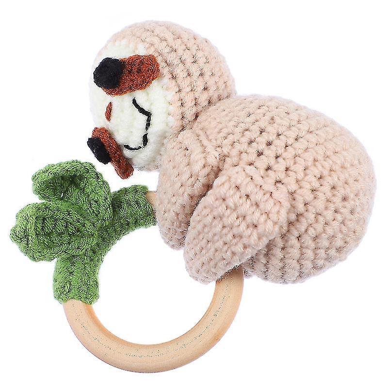 11X11cm Rattles Animal Shape Baby Rattle Toy Educational Plaything Rattle Plush Doll Toy