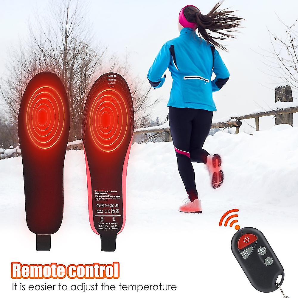 3-speed Heating Insole Usb Charging Heating Insole Wireless Remote Control