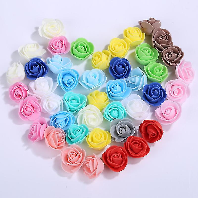 500pcs Artificial Rose Flower Heads, Foam Rose For Diy Wedding Bouquets Centerpieces Arrangements Party Home Decor