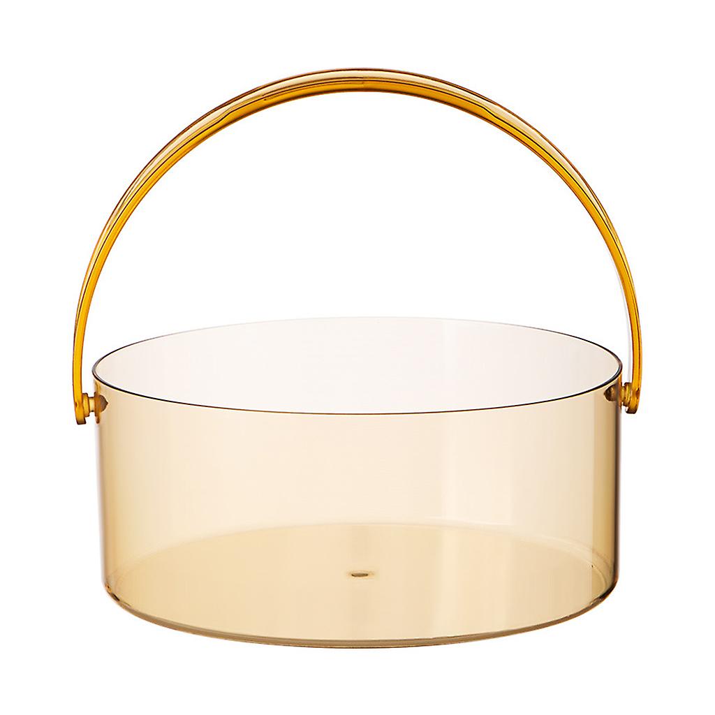 Practical Fruit Bowl Stable Small Size Large Capacity Handle Design Easy Carry