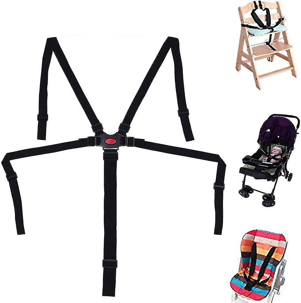 أحزمة كرسي مرتفع ، حزام طفل رضيع 5 نقاط ، استبدال حزام آمن للأطفال