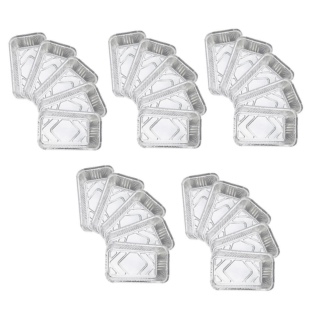 BBQ Aluminum Foil Grease Drip Pans  25Pcs 700ml