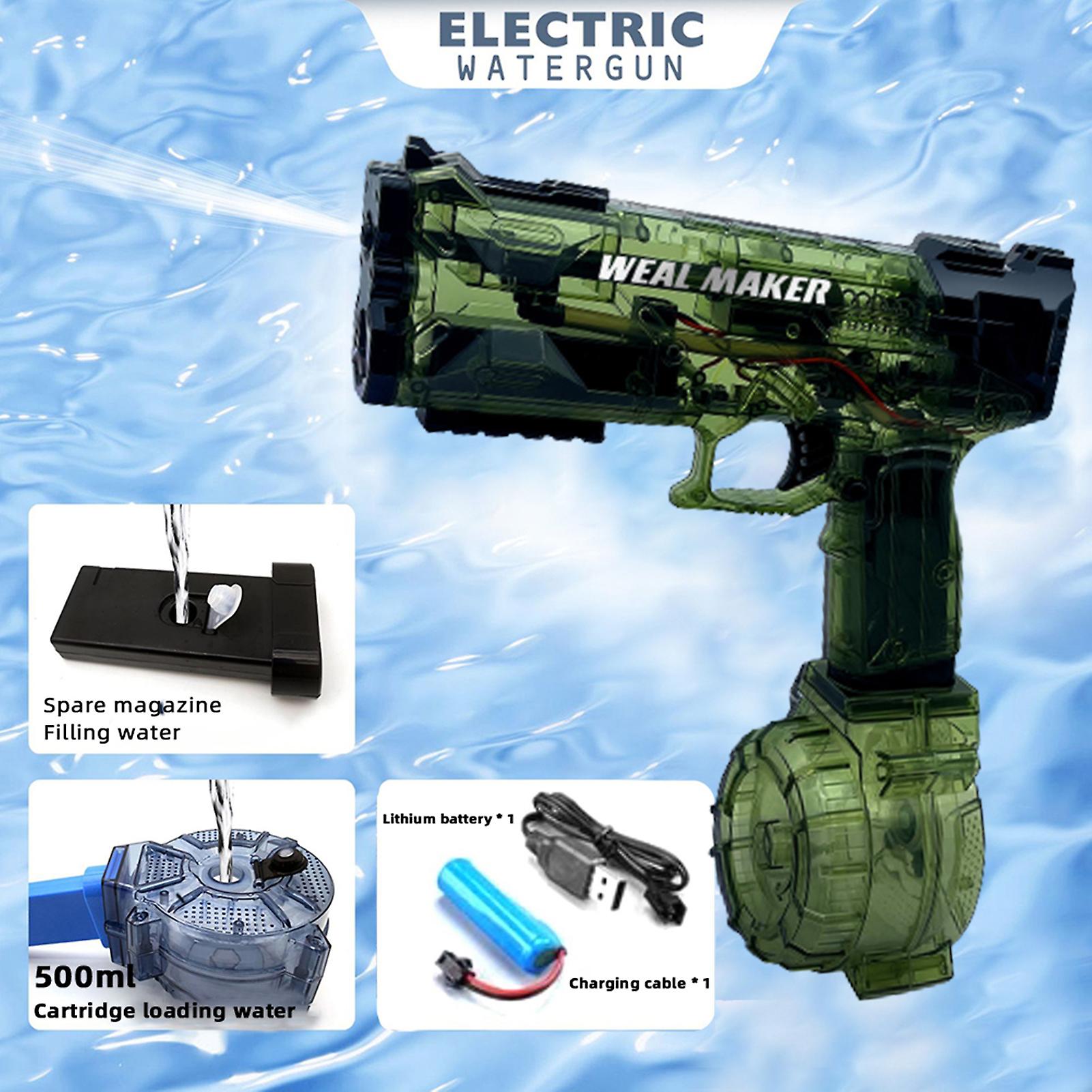 500ml Electric Water Shooting Game Toy High Pressure Automatic Water Toy for Summer Swimming Pool
