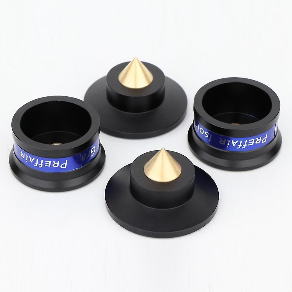 4 Pcs Speaker Amplifier Shock Spikes Isolation Feet Stand Pad For Turntable Amplifier Cd Dac Record