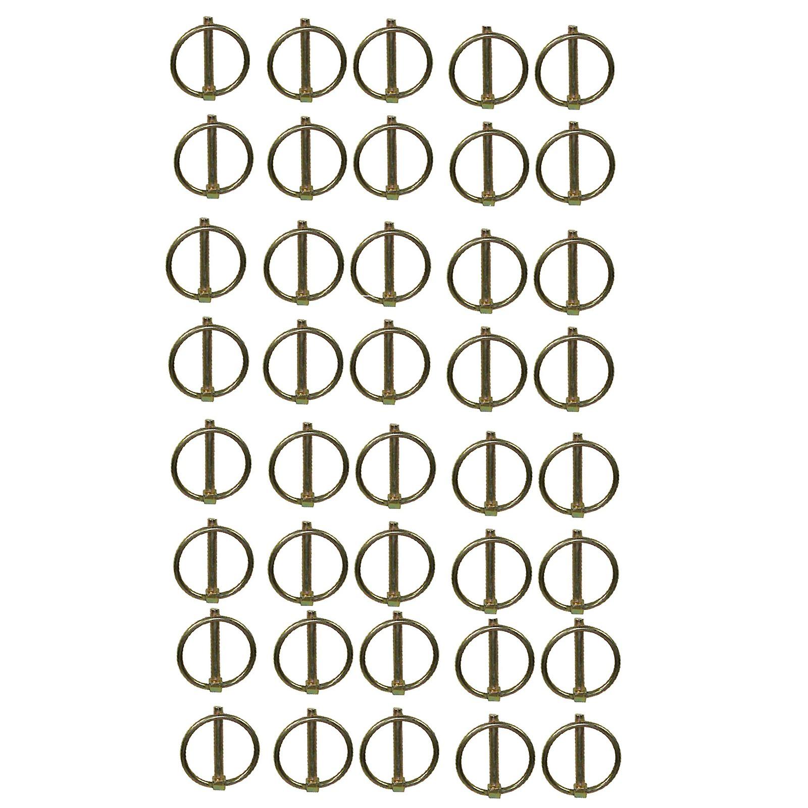 4.5mm Lynch Pins Clips Fasteners Linkage Locking Pins Tractors Trailers 40pc