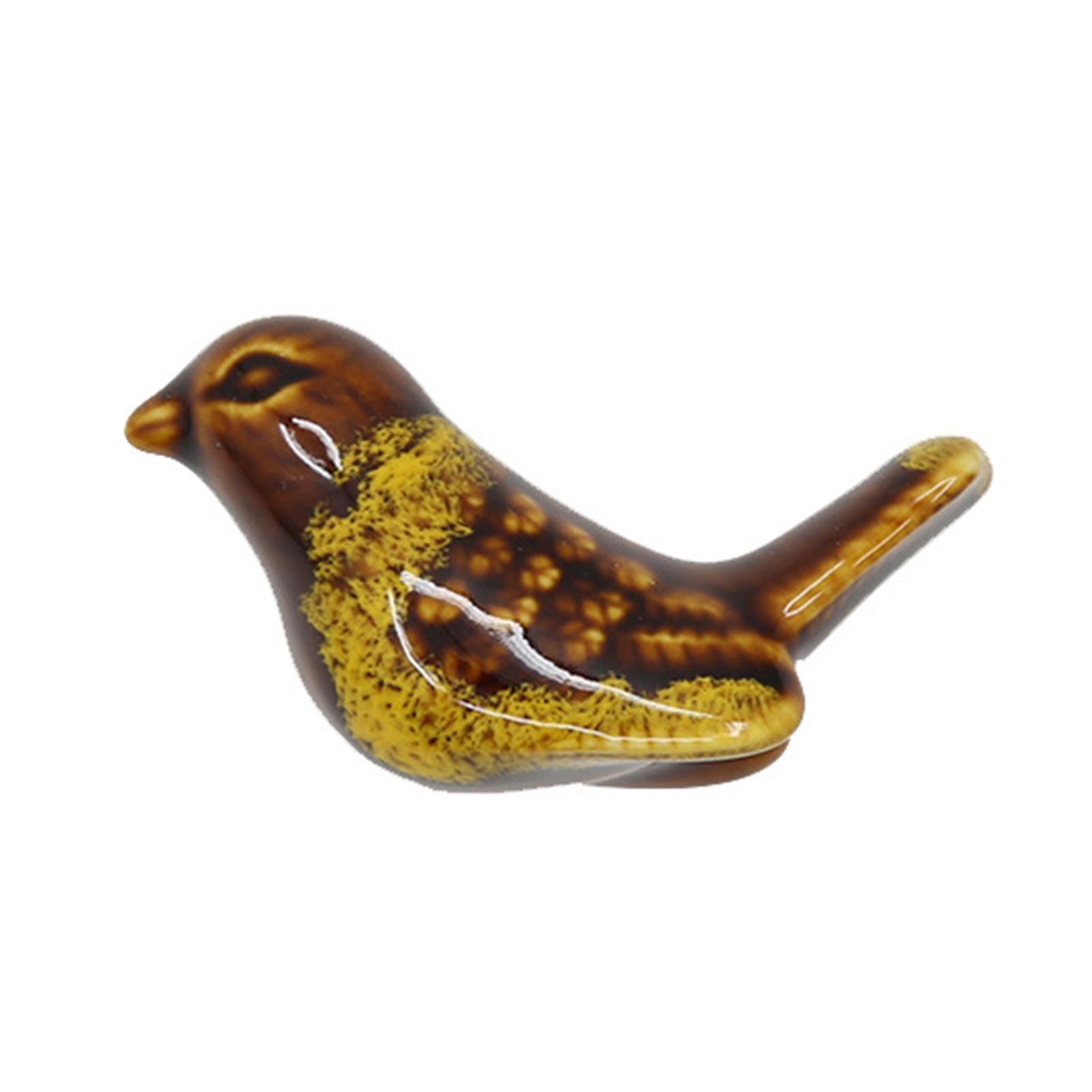 Closet Handle Retro Style Mini Smooth Comfortable Grip With Screw Furniture Decoration Ceramic Bird Leopard Shape Wardrobe Drawer Knob For Home