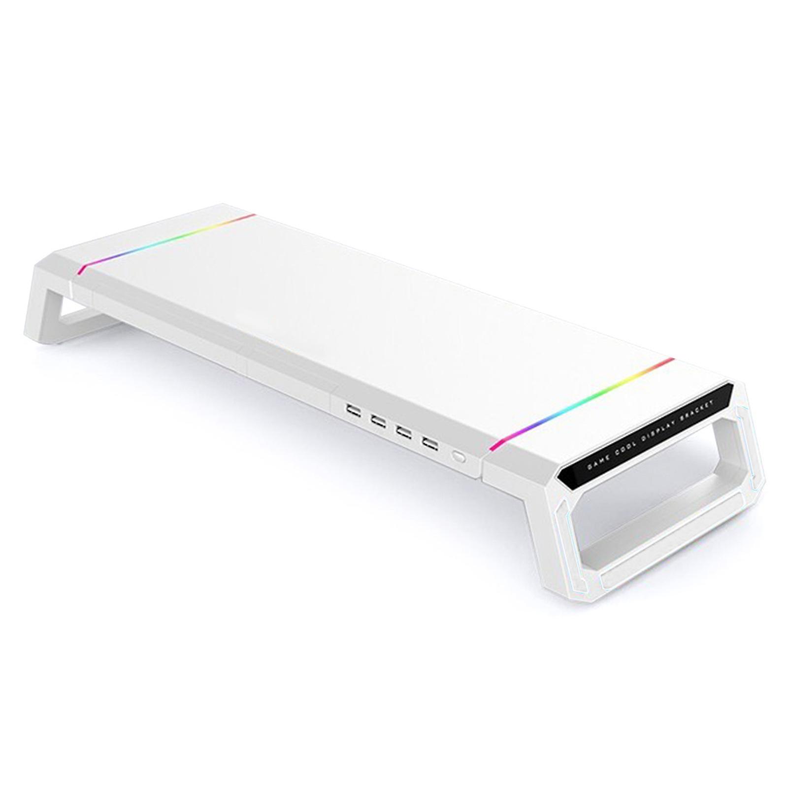 RGB Desktop-Monitorhalter 4 USB 2.0 Universal Laptop Stand Base