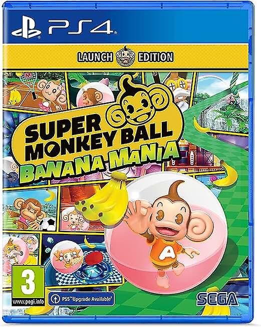 Super Monkey Ball Banana Mania Launch Edition (PS4) - New & Sealed
