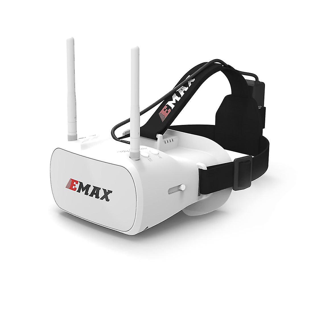 Emax Tinyhawk 5.8g 48ch Fpv Goggles 4.3 Inches 480*320 Video Headset With Dual Antennas 4.2v 1800mah Battery For Rc Drone