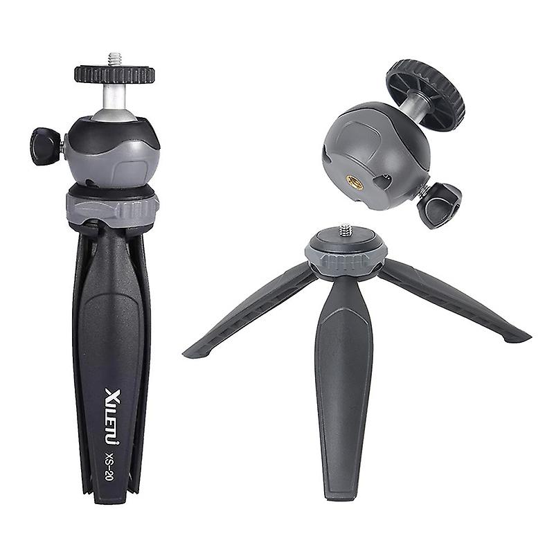 Mini Foldable 360° Rotation 1/4 inch Screw Connector Tripod Desktop Camera Stand