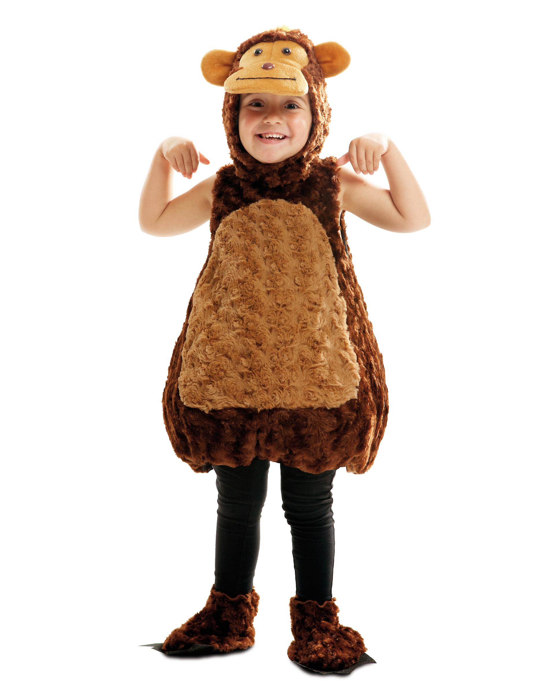 Children's plush monkey costume