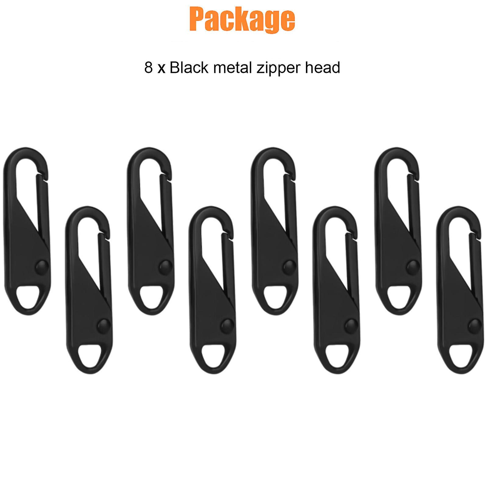 16Pcs Zipper Fixer Repair Pull Tab Instant Kit Bags Zipper Pull Replacement