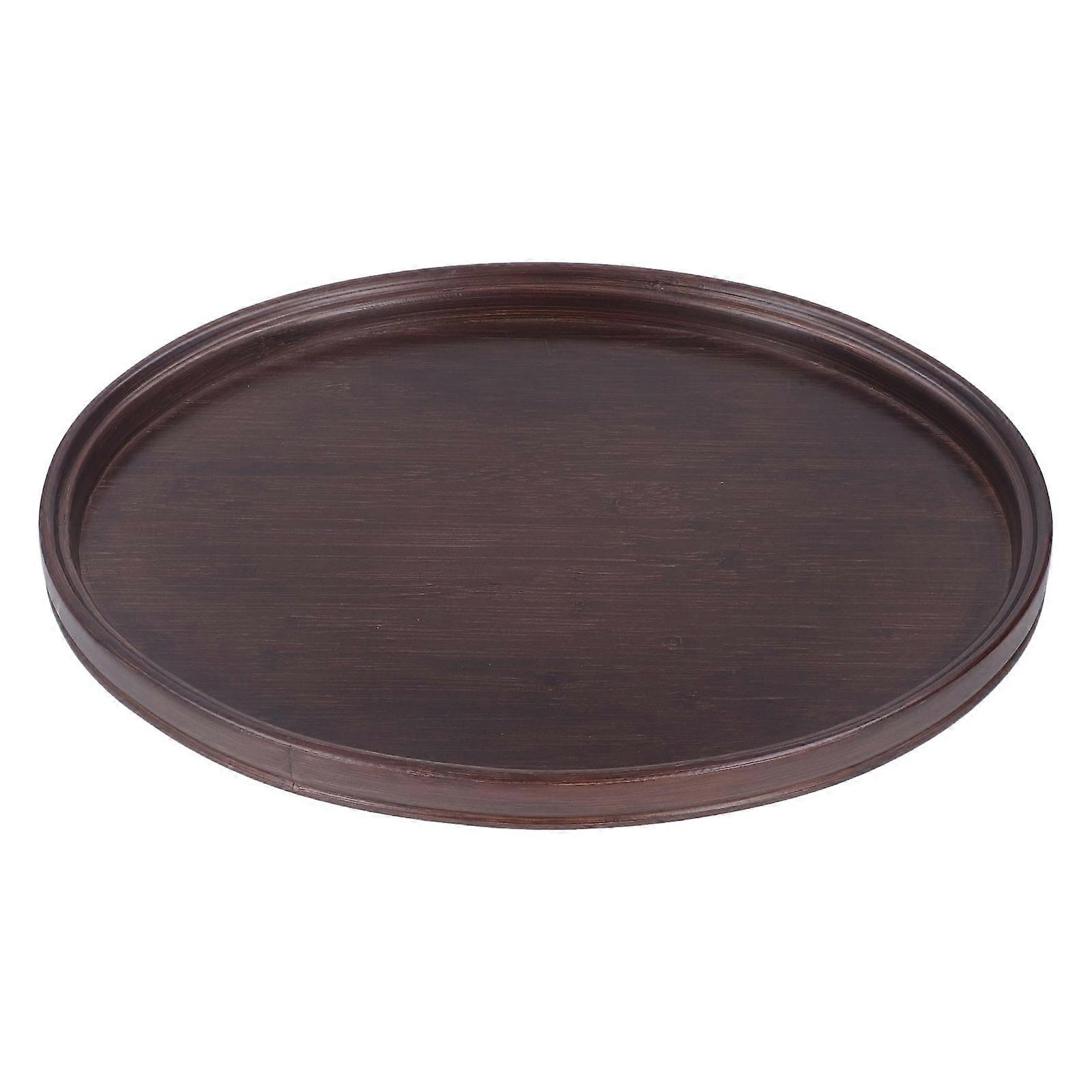 Bamboo decorative oval tea tray suitable for home dining room