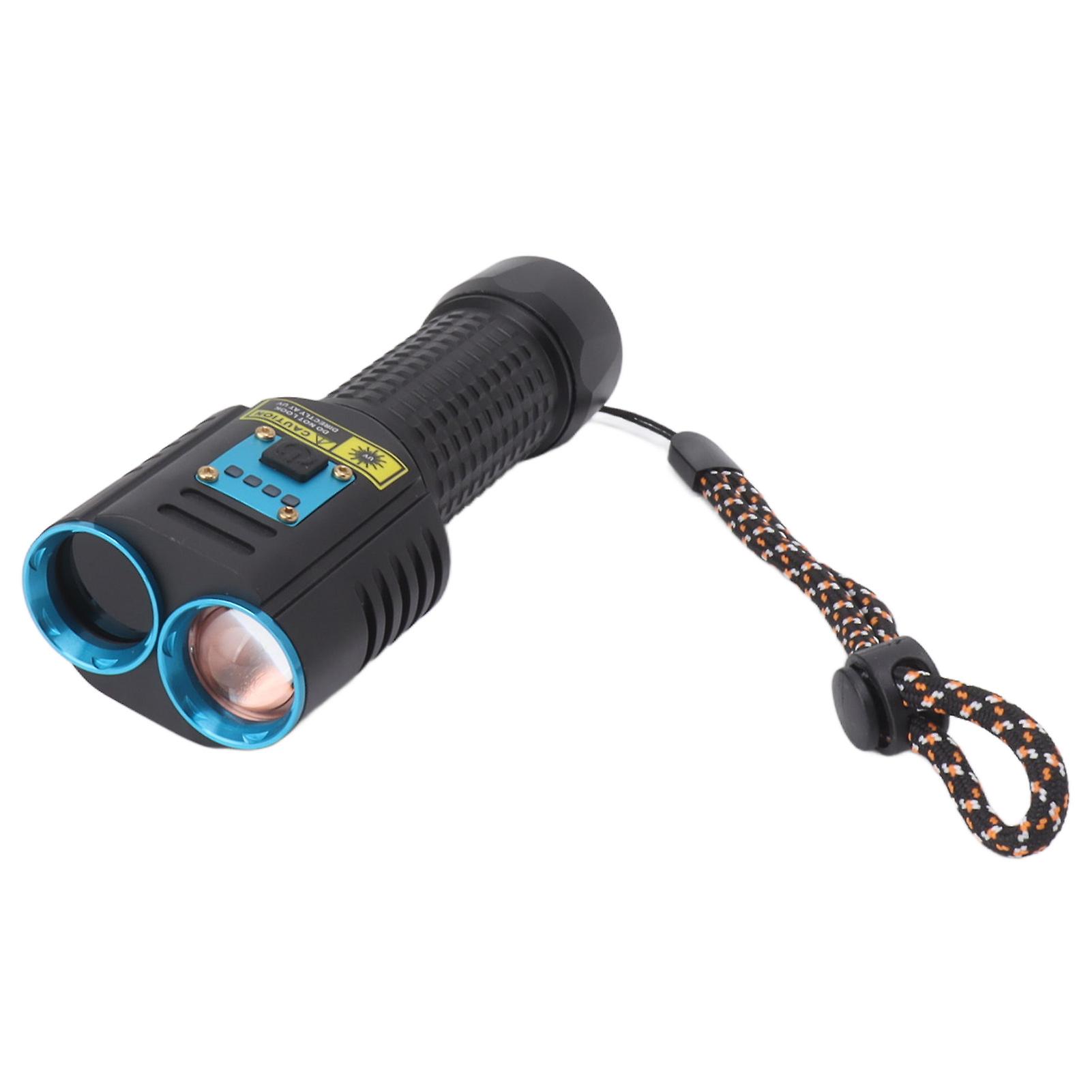 365nm UV Flashlight 2 in 1 LED White and Ultraviolet Light USB Rechargeable Pet Urine Detector for Resin Curing Fishing Minerals Scorpion 