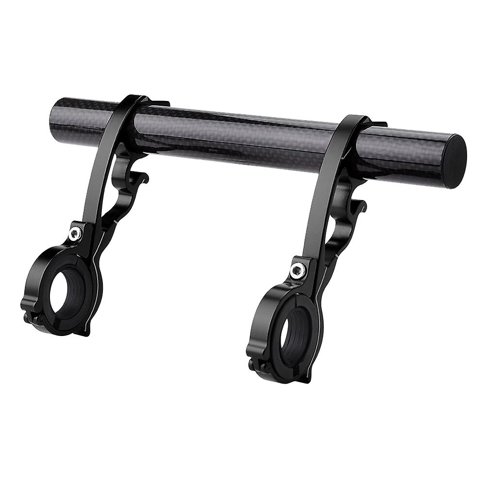 Support d'extension de guidon de vélo pour lampe/unités/phares GPS (noir)
