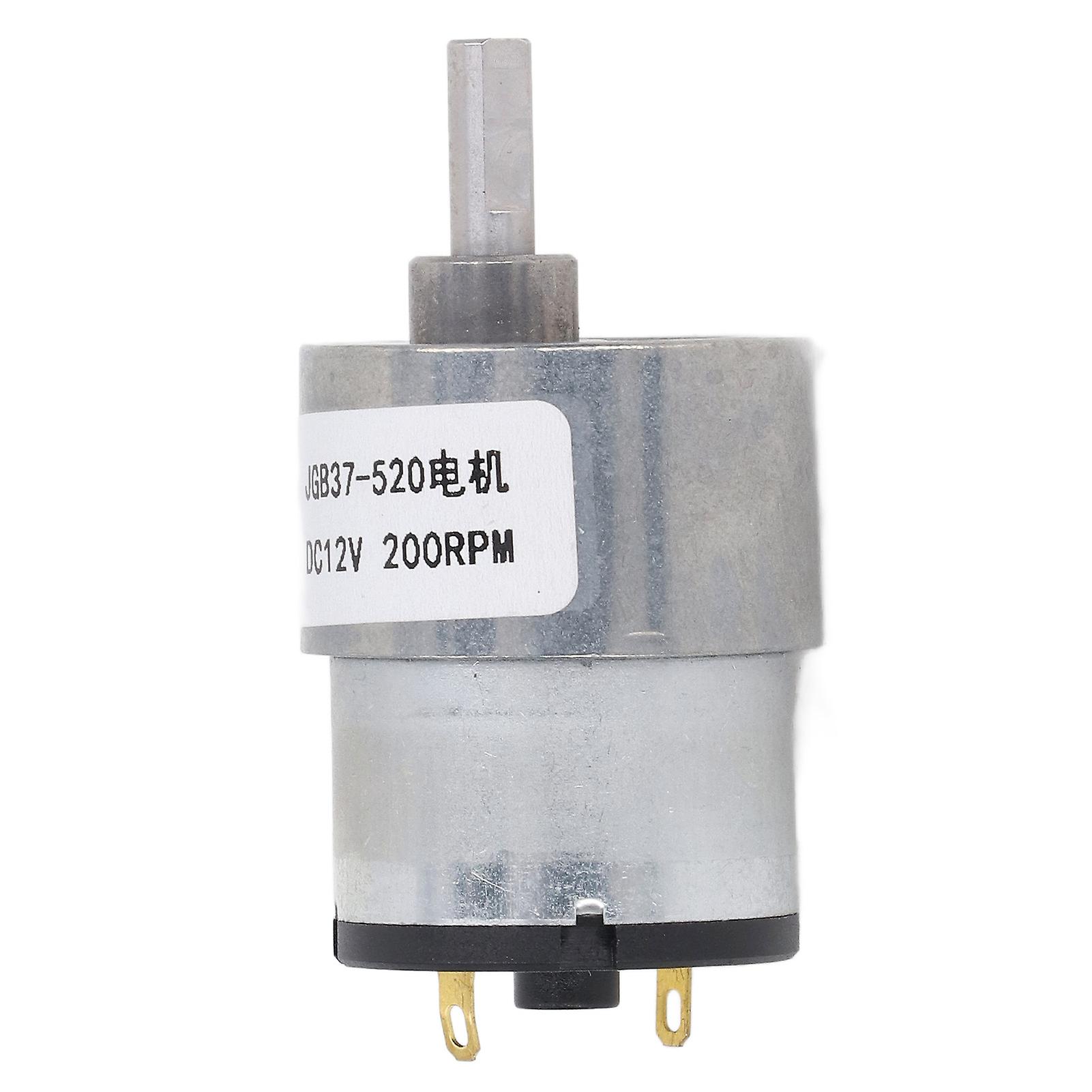 Gear Motor DC 12V Speed Reduction Geared Motor with Hall Encoder for Robot Equipment 200RPM