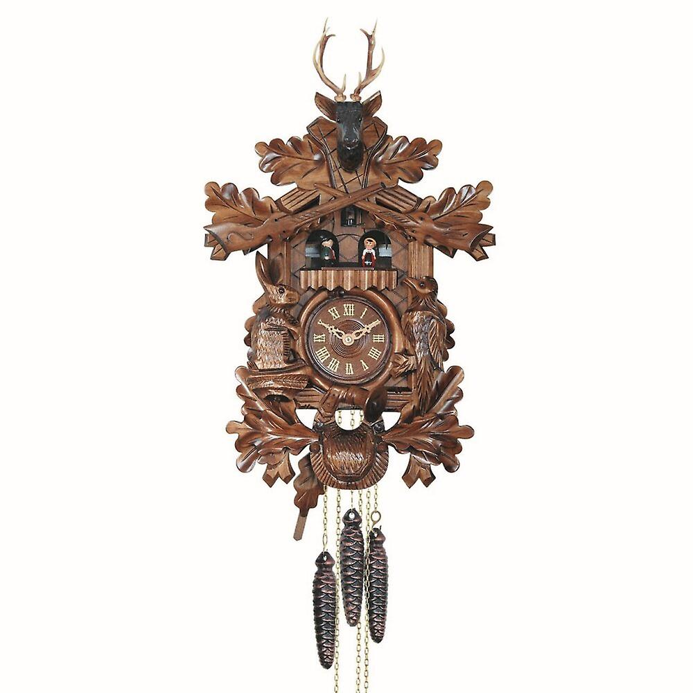Engstler - 733 QMT - Cuckoo clock - Quartz - Walnut