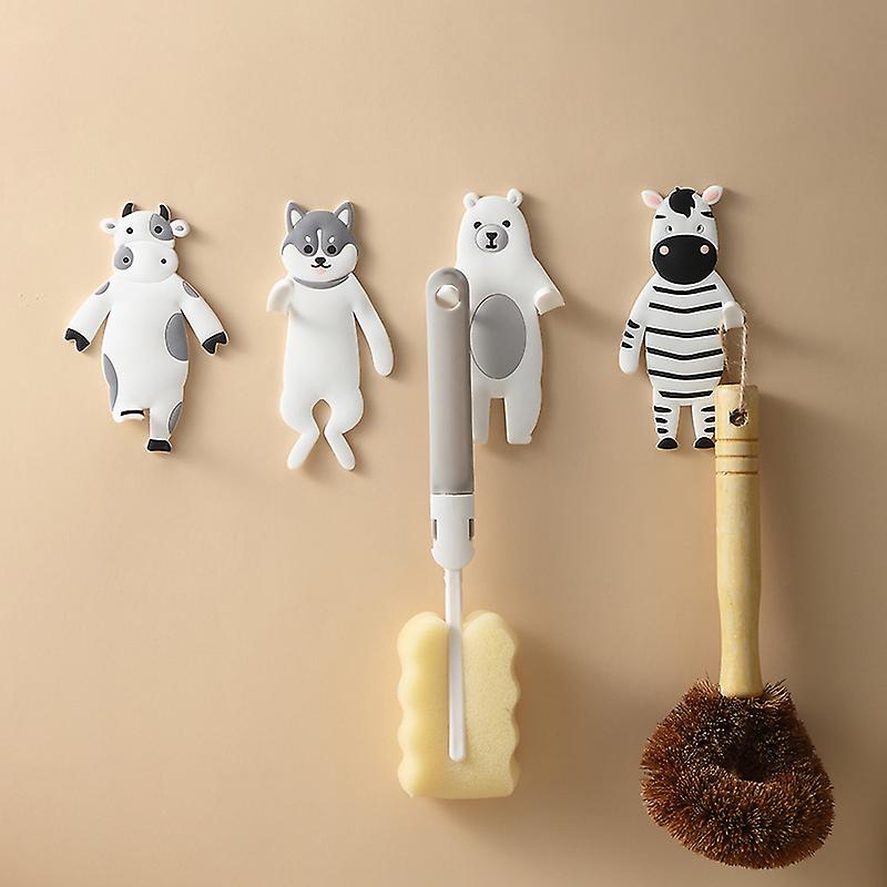 4Pcs Animal S Hook Sticky Hooks Rs