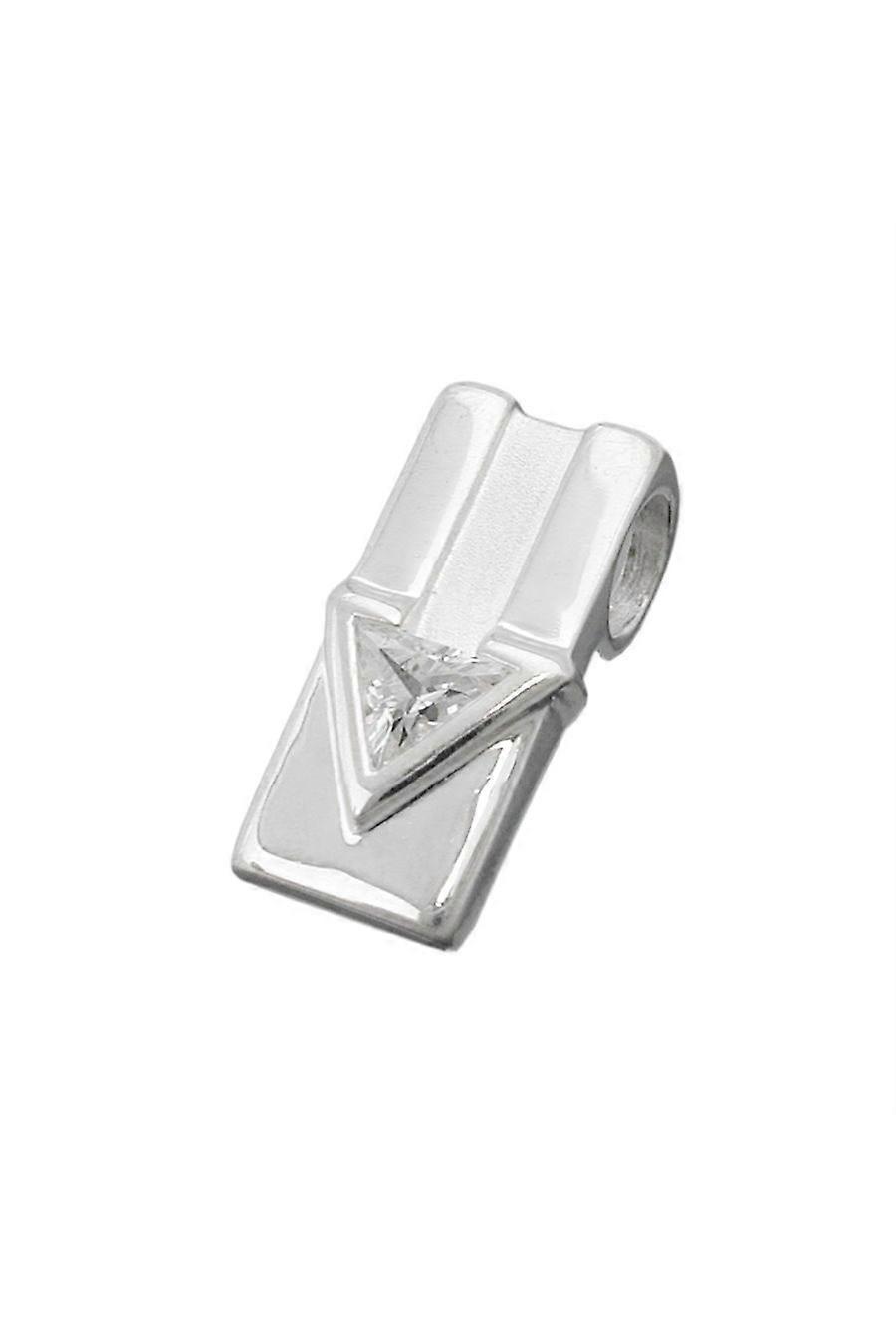Pendant Shiny/ Matte Cz Silver 925 - Gl91288