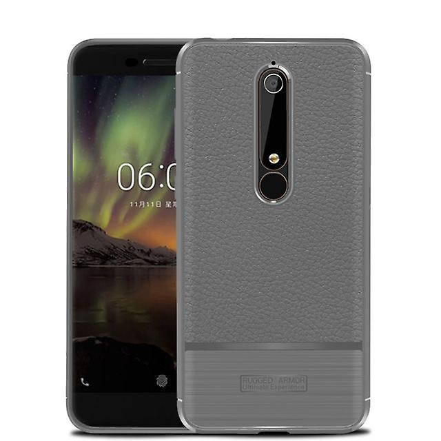 Soft Shockproof Protective Shell Case for Nokia 6 2018 - Gray